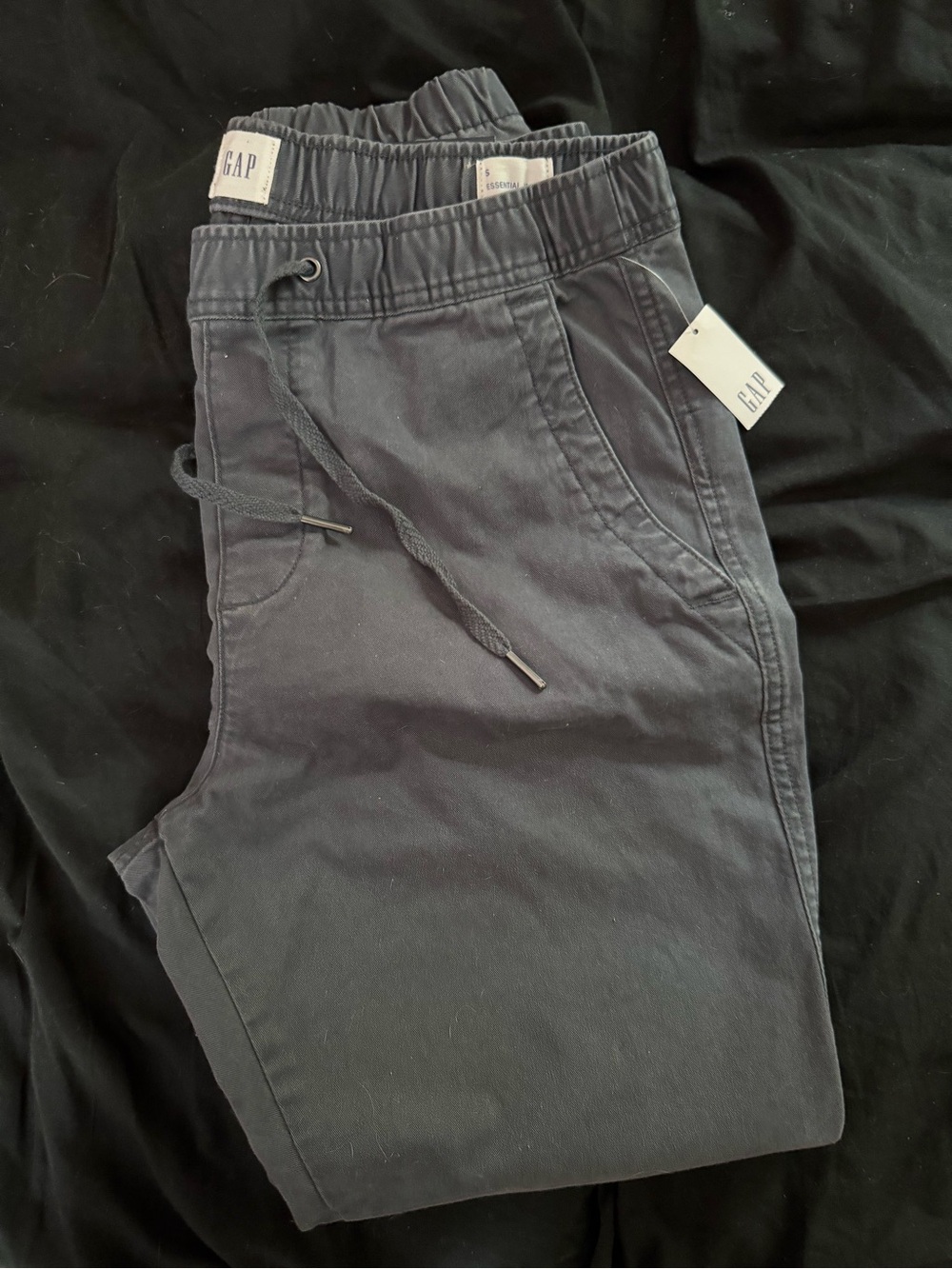 GAP Men's Dark Navy Pull-On Chino Joggers